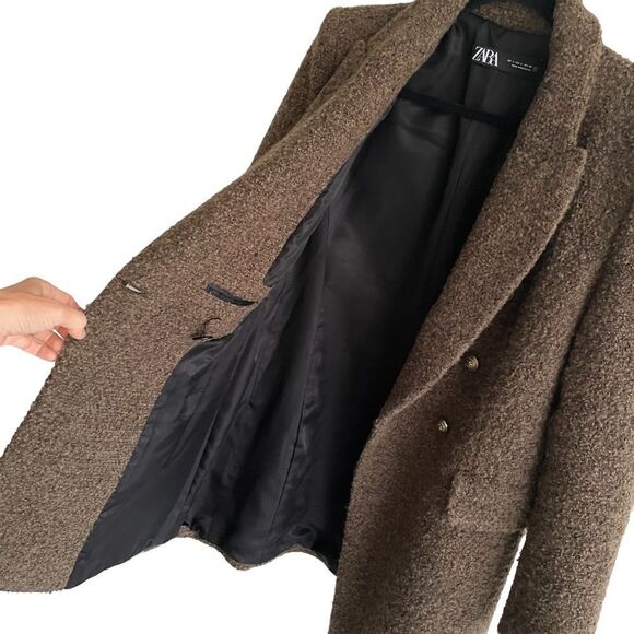 Zara Brown Trench Coat - Picture 7 of 16